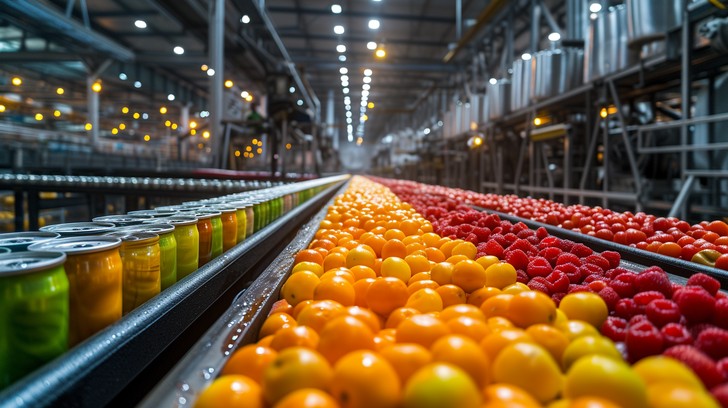 Colorful Food Processing Stockcake
